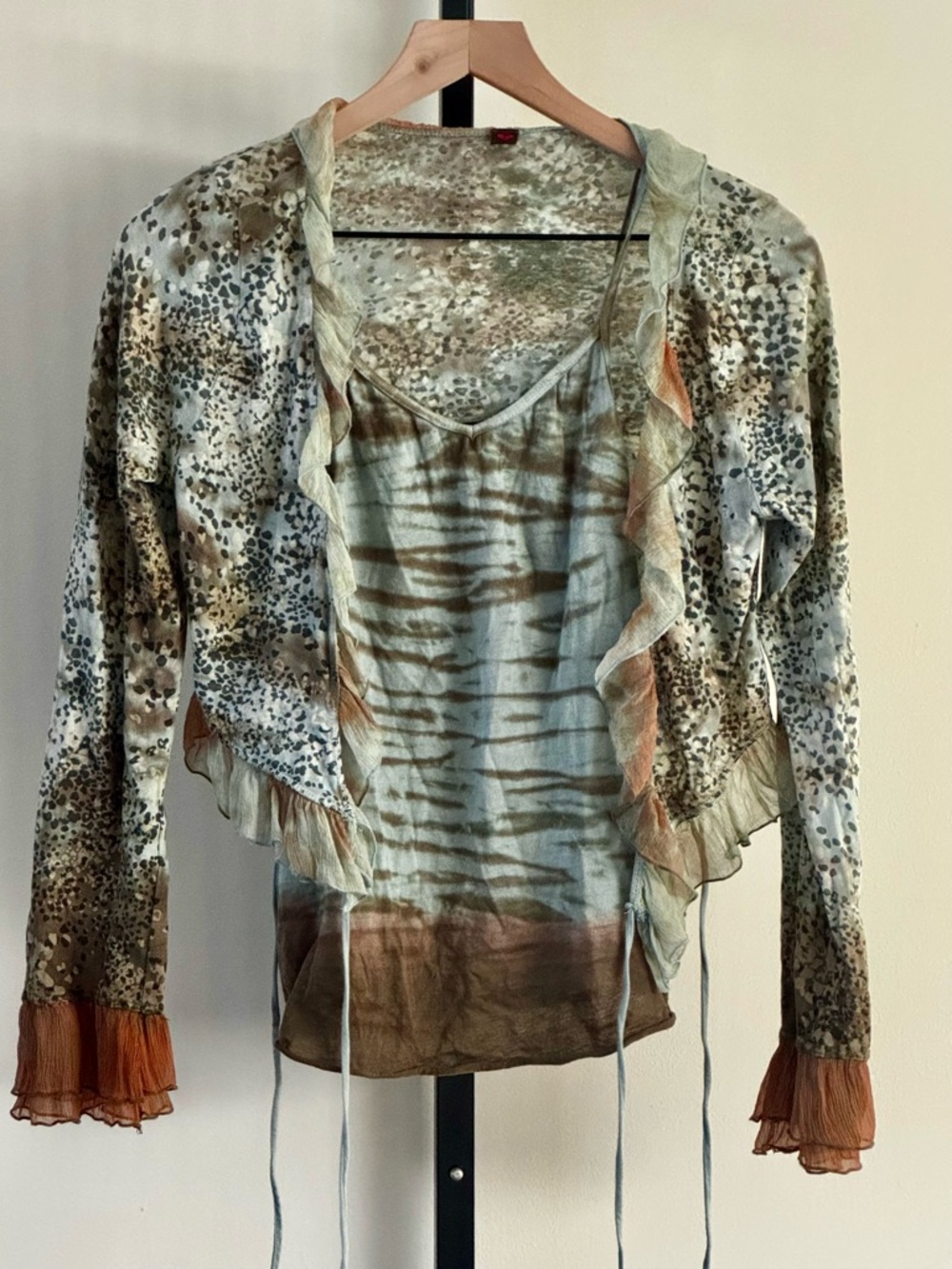 Vintage Y2K Silk Cotton Set Made in USA